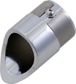 74277818-7836-4043-950A-1025228646CF Baron - Family Jewel Exhaust Tip - Chrome - Mini Scalloped