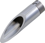85D64F4F-5B38-4877-9CCA-F2A95CBD2209 Baron - Family Jewel Exhaust Tip - Chrome - Xtreme Slash