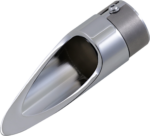 Baron - Family Jewel Exhaust Tip - Chrome - Scalloped