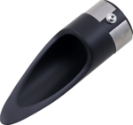 AE7BF5AF-8DF1-4D5A-829A-FEC737FA825E Baron - Family Jewel Exhaust Tip - Black - Scalloped