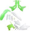 11EDAEEB-D635-4982-9623-A36B6A84338D Body Kit - Powerflow - Fluorescent Green/White - Kawasaki - KX