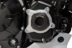 Engine Case Protector - Black/Silver - Kawasaki - Z900