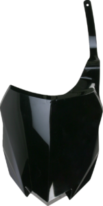 Front Number Plate - Black