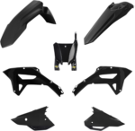5 Piece Replica Body Kit - Black - CRF 250RX/450RX