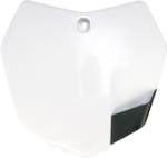 Front Number Plate - White