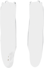 Ufo - Fork Tube Protectors - White - YZF