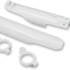 674DA2EE-6327-4714-8282-B3361602164A Ufo - Fork Tube Protectors - White - RM - '99-'03