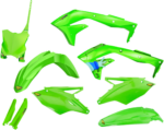 Body Kit - Powerflow - Green - Kawasaki - KX '16-'18