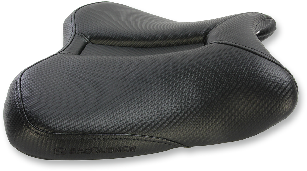 Saddlemen - Gel Channel Track Carbon Fiber Sport Seat - Black - R1