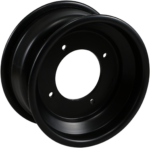 Ams - Wheel - Spun - Rolled-Lip - Front - Black - 10x5 - 4/156 - 3+2