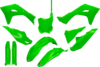 A6BE8155-7FCB-4B22-B167-63E72E5073BD Body Kit - Fluorescent Green - Kawasaki - KX '24-'26