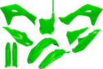Body Kit - Fluorescent Green - Kawasaki - KX '24-'26