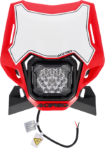 Acerbis - Headlight- VSL Lumen-X - Red/Black