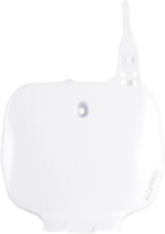 Front Number Plate - White