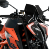 Puig Hi-Tech Parts - New Generation Windscreen - 10-1/2" - Black - 1290 Super Duke R