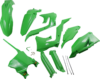 BDC726E7-1505-4E50-8D4B-A845C8BDF085 Body Kit - Powerflow - Green - Kawasaki - KX '19-'23
