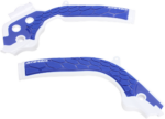 X-Grip Frame Guards - White/Blue - Husqvarna | KTM
