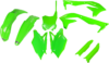 DD65F3B2-78F6-419A-8462-9598A399B0AF Body Kit - Neon Green - Kawasaki - KXF '16-'17