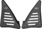 Side Covers - Slash Cut - Black
