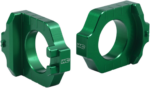Elite Axle Block - Green - Kawasaki/Suzuki