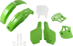 Body Kit - '89/'90/'92 OEM Green/White - Kawasaki - KX '89-'92