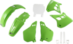 Body Kit - '90 OEM Green/White - Kawasaki - KX '90-'91