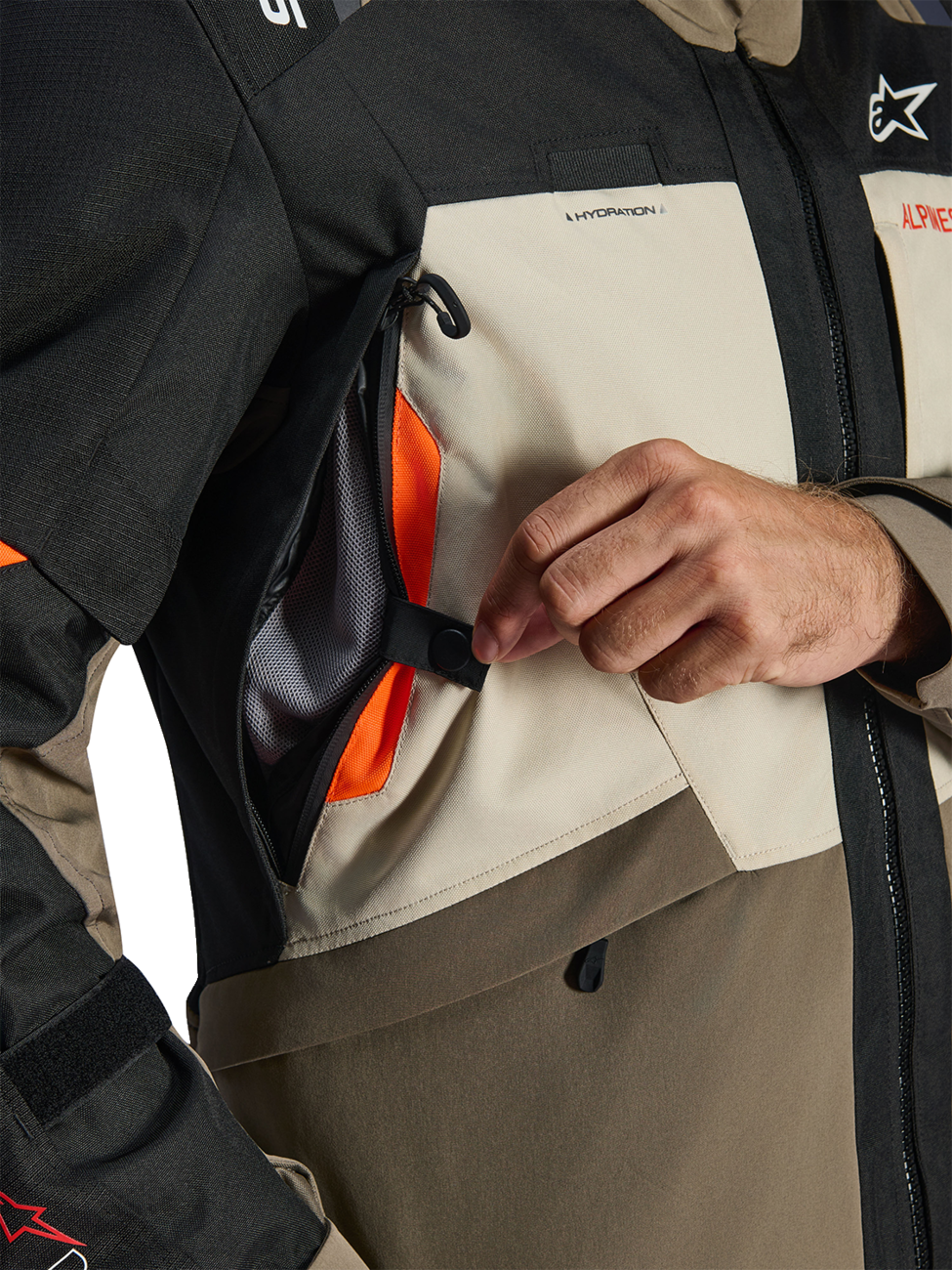 008C6E68-35DD-4279-B202-382FF9158BDE Alpinestars - Andes v4 Drystar® Jacket - Walnut/Mastic/Black