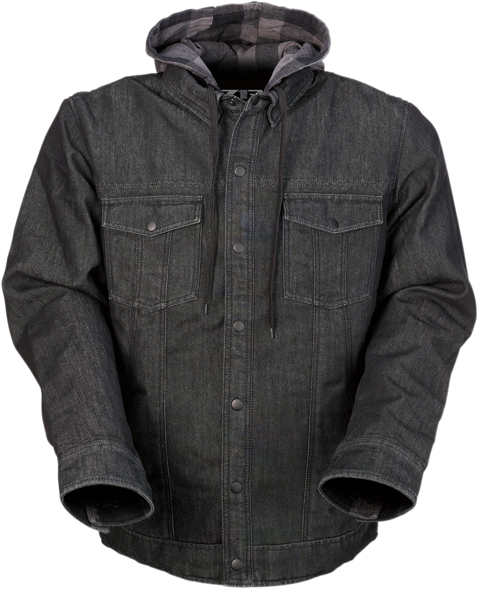 019D1762-B5E4-41FF-A6B1-6667856B42ED Z1R - Timber Denim Shirt - Black/Gray