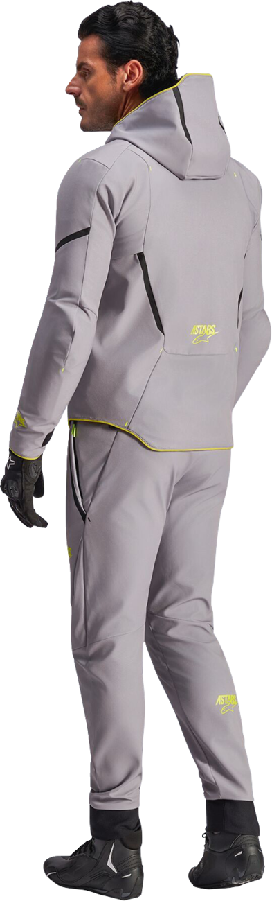 0465DBE3-FF20-43DD-952E-947FD0A584B8 Alpinestars - Aeroshell Waterproof Jacket - Mid Gray/Yellow Fluo