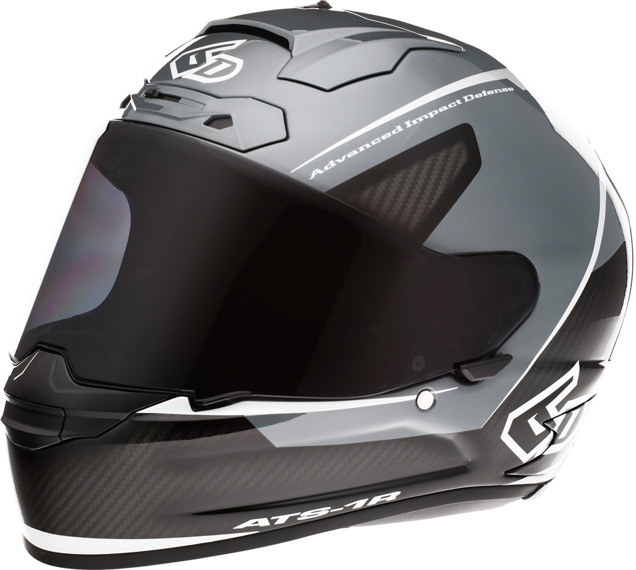 6D Helmets - ATS-1R Helmet - Alpha - Silver