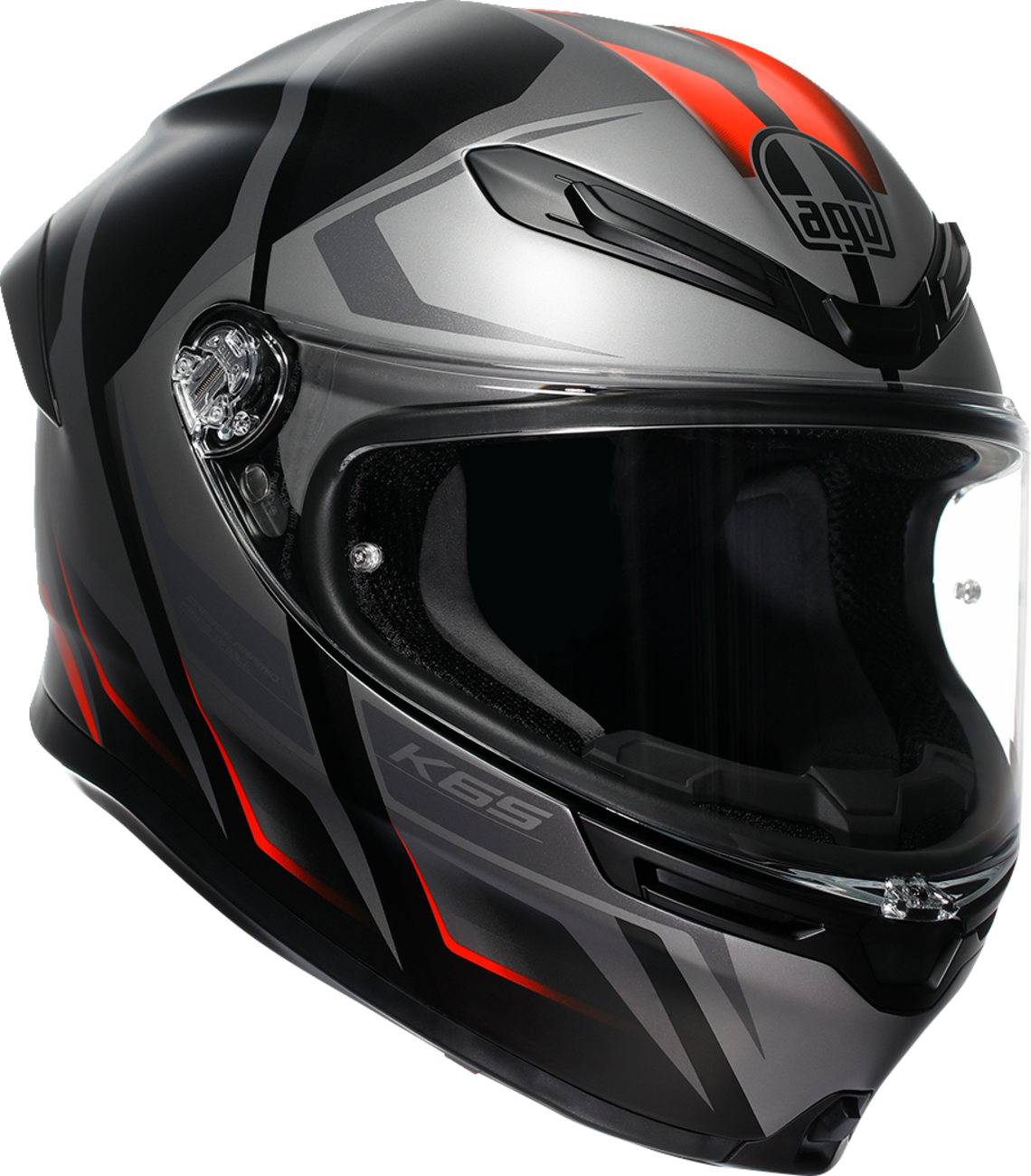 05815503-45FA-4972-85C0-92136D92A087 Agv - K6 S Helmet - Karve - Matte Black/Gray/Red
