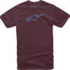 062DBE5C-1986-48CA-B6FF-B1E2E6CE9DC1 Alpinestars - Ageless T-Shirt - Maroon/Blue