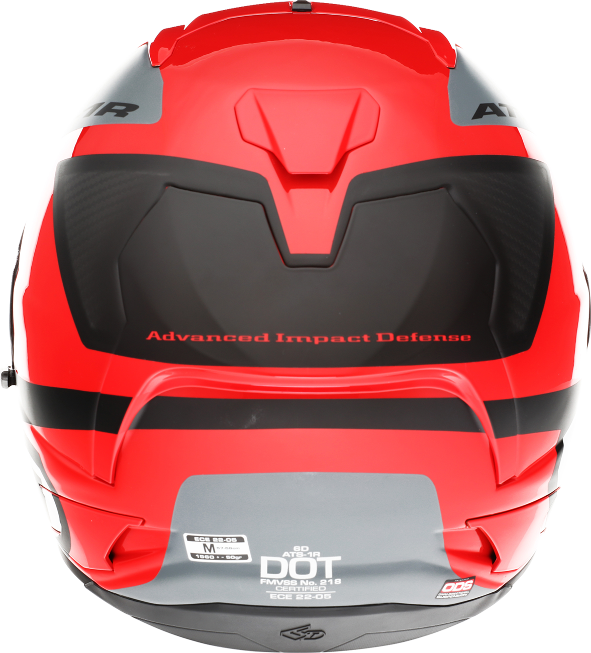 6D Helmets - ATS-1R Helmet - Wyman - Red/Gray