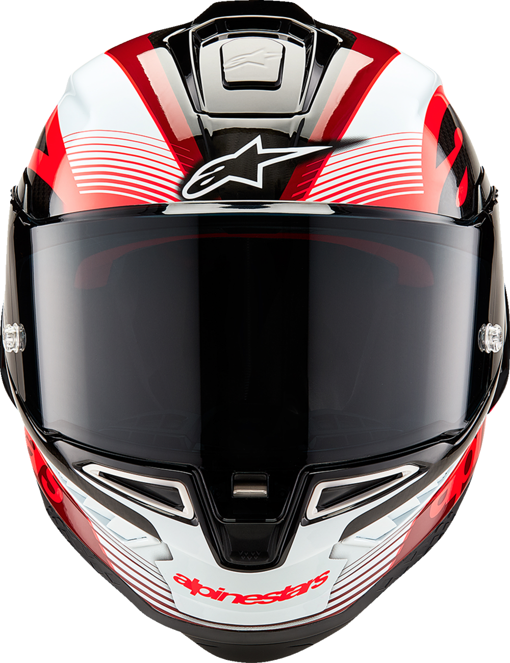 13C0B8B9-19D9-4FD7-B40A-3A6745E986A7 Alpinestars - Supertech R10 Helmet - Team - Black/Carbon Red/Gloss White