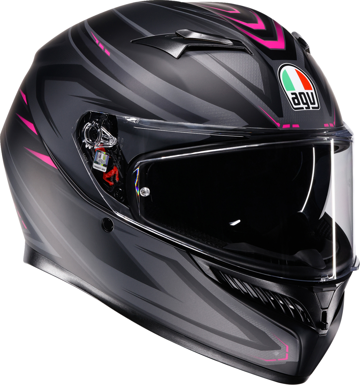 17C3B3C7-F7C0-4ACE-9089-6473D5575E96 Agv - K3 Helmet - Syth - Matte Black/Pink