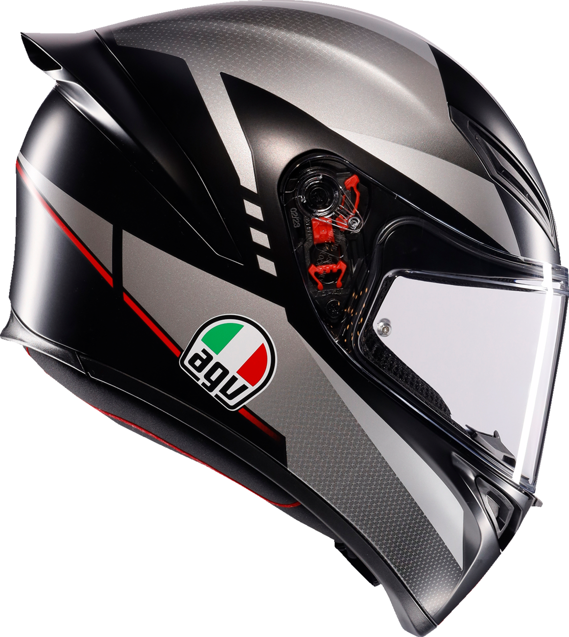 21222125-FA95-40E3-B62A-B3D46A37E21A Agv - K1 S Helmet - Lap - Matte Black/Gray/Red - XL