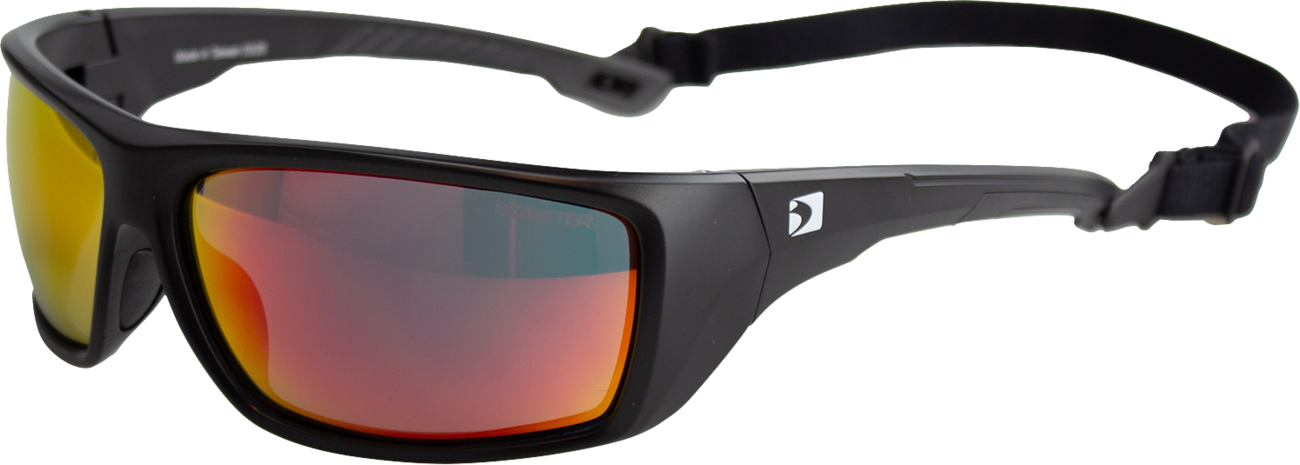 218EDF53-6D19-43F2-B1CD-D5C365A1CA96 Bobster - Deadwood Sunglasses - Matte Black - Gray Red Revo Lens