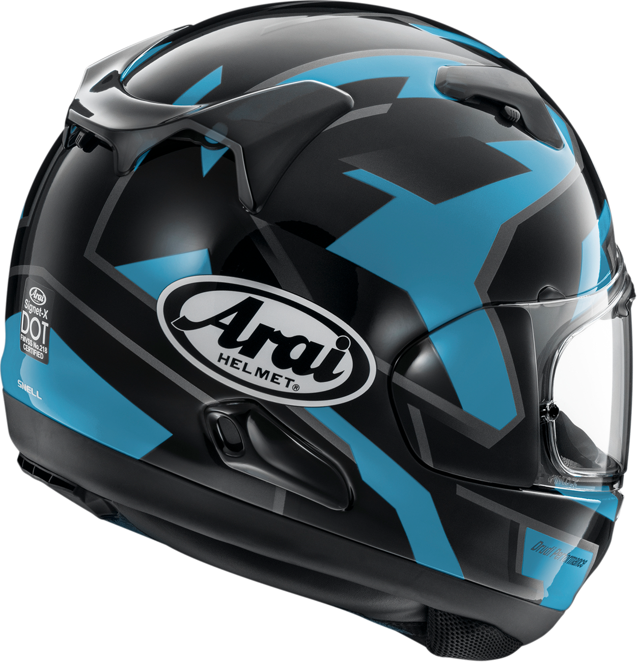 26136482-83BA-4C53-9E5D-97732CBAC049 Arai Helmets - Signet-X Helmet - Robotik - Blue