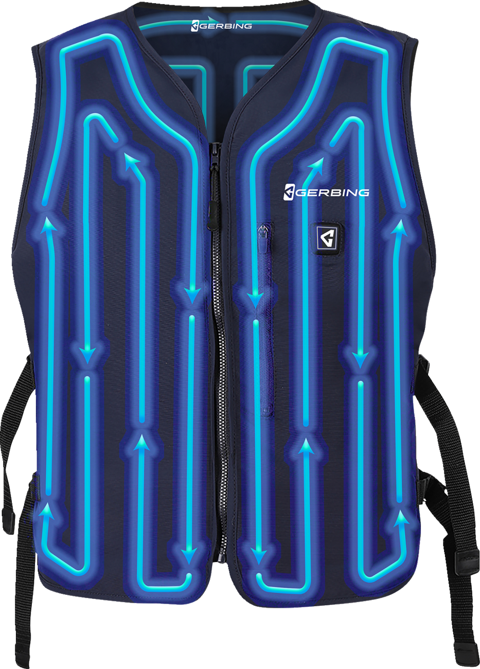 2716D33A-A2A3-42D6-9C69-46439E936250 Gerbing Heated Clothing - 5V Touch Button Circulatory Cooling Vest - One Size