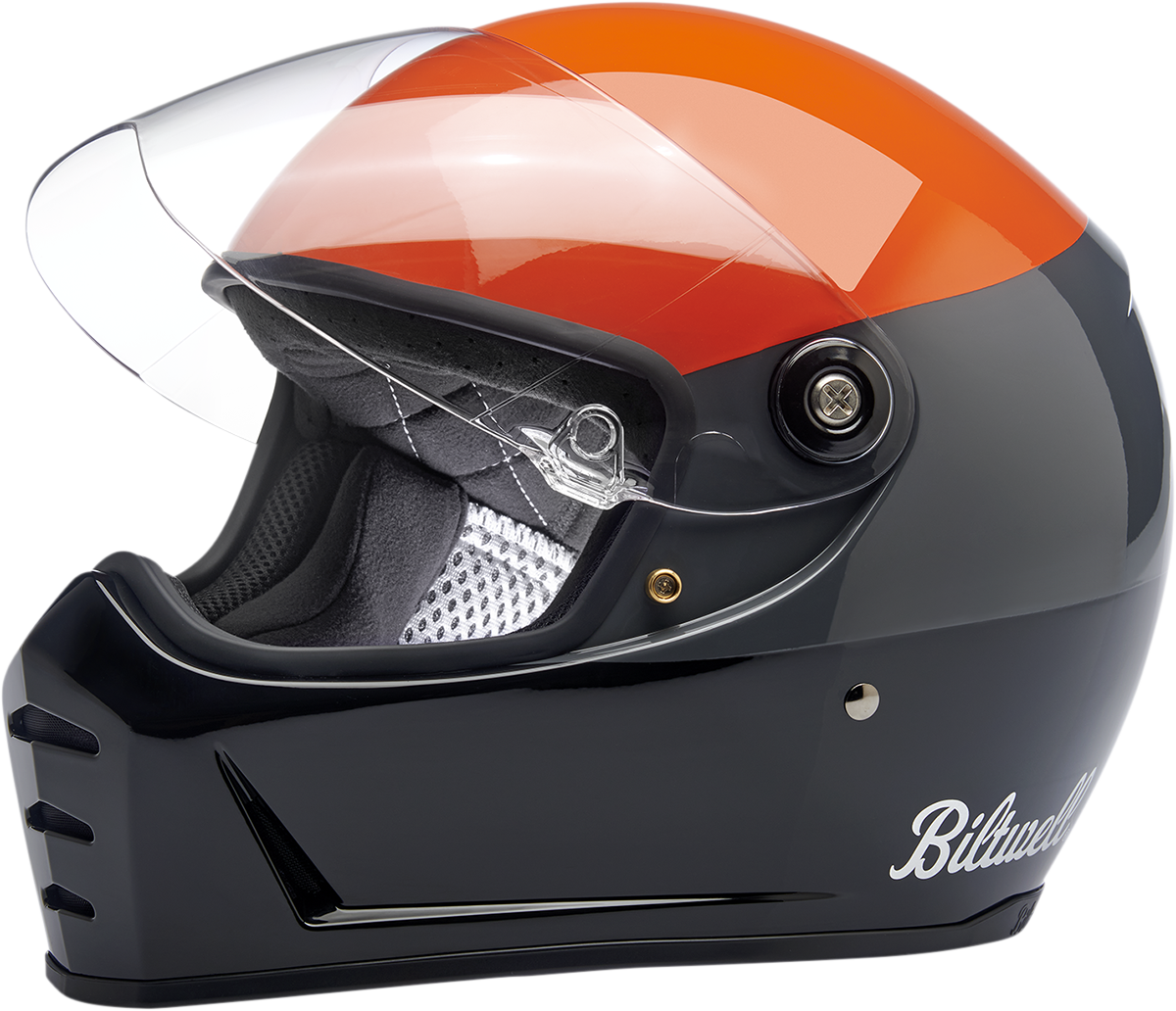 27F86ECF-5BB3-4779-BA4A-D628282FEF30 Biltwell - Lane Splitter Helmet - Podium - Gloss Orange/Gray/Black