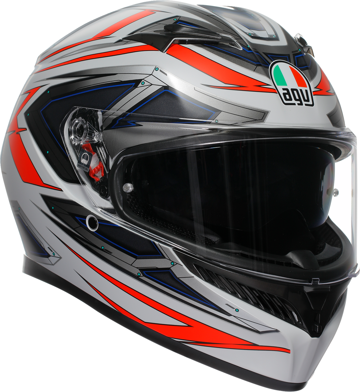 2884FA0D-A803-47E1-BED8-5A884702873F Agv - K3 Helmet - Space - Matte White/Red Fluo