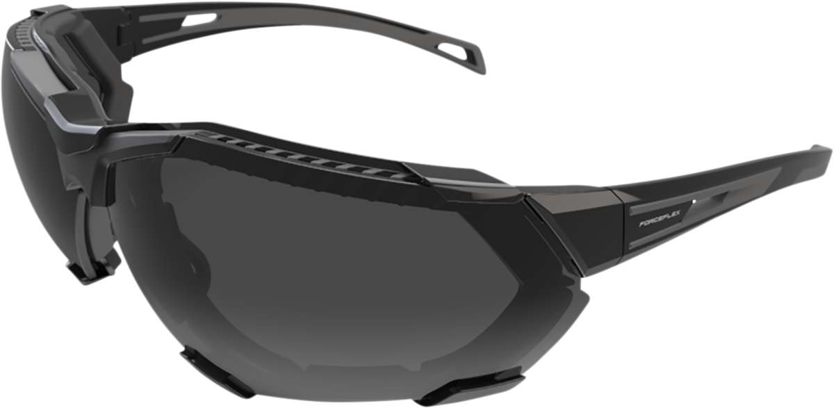 2B03B66C-0E1C-4342-BD7B-00D639550A2C Forceflex - FF4 Sunglasses - Foam - Black/Black - Smoke Lens