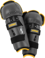 2B58D1FC-7446-4803-B554-A832CE86534F Thor - Youth Sector GP Knee Guards - Charcoal/Yellow