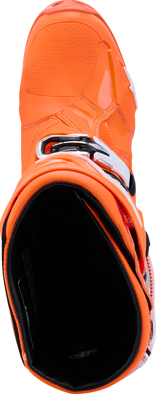 2C0EE76D-F946-4CB7-A7E0-6EAF00EB16C7 Alpinestars - Tech 10 Supervented Boots - Fluorescent Orange/Black/White