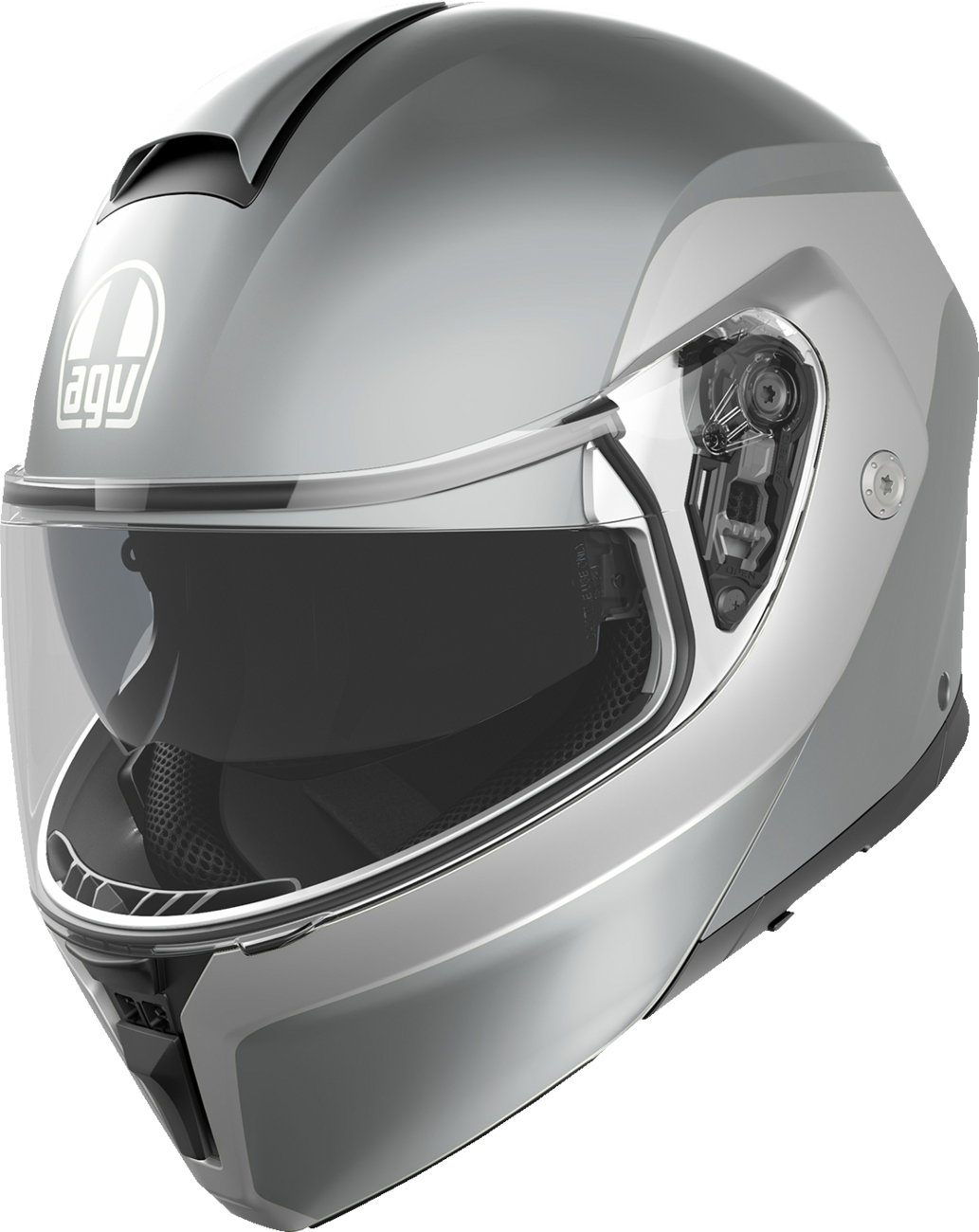 2C300AE7-2C44-4A08-B792-6BA7D2007EDC Agv - Streetmodular Helmet - Levico - Double Light Gray