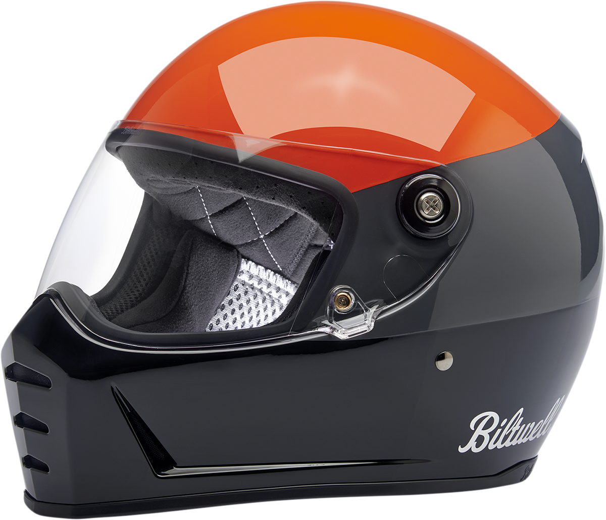 2CCF7F63-A10A-4CAF-8027-C5F84BAB07E6 Biltwell - Lane Splitter Helmet - Podium - Gloss Orange/Gray/Black