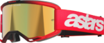 Alpinestars Goggles - Vision 5 Goggle - Blaze - Red - Gold Mirror Lens