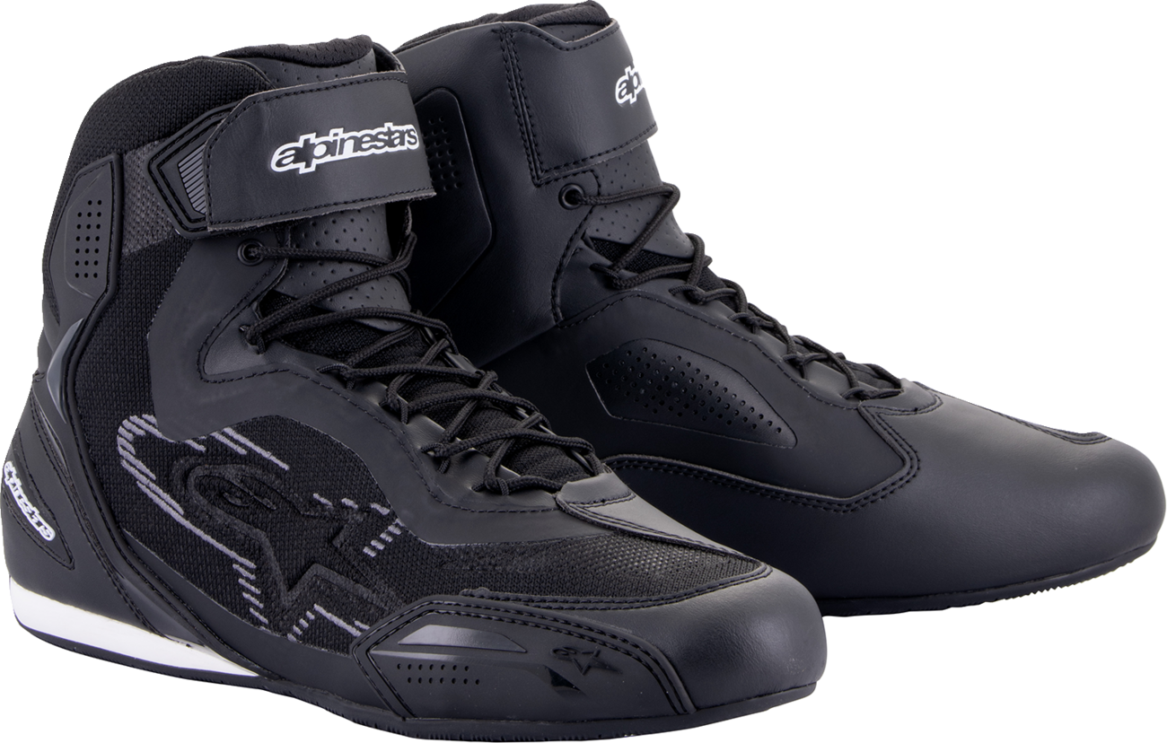 Alpinestars - Faster-3 Rideknit Shoes - Black/Gray - US 14 / EU 48