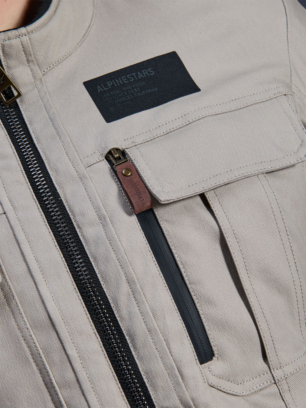 3017C9C9-B76A-4DD5-8770-FFC323306619 Alpinestars - Borrego Drystar® Jacket - Warm Gray
