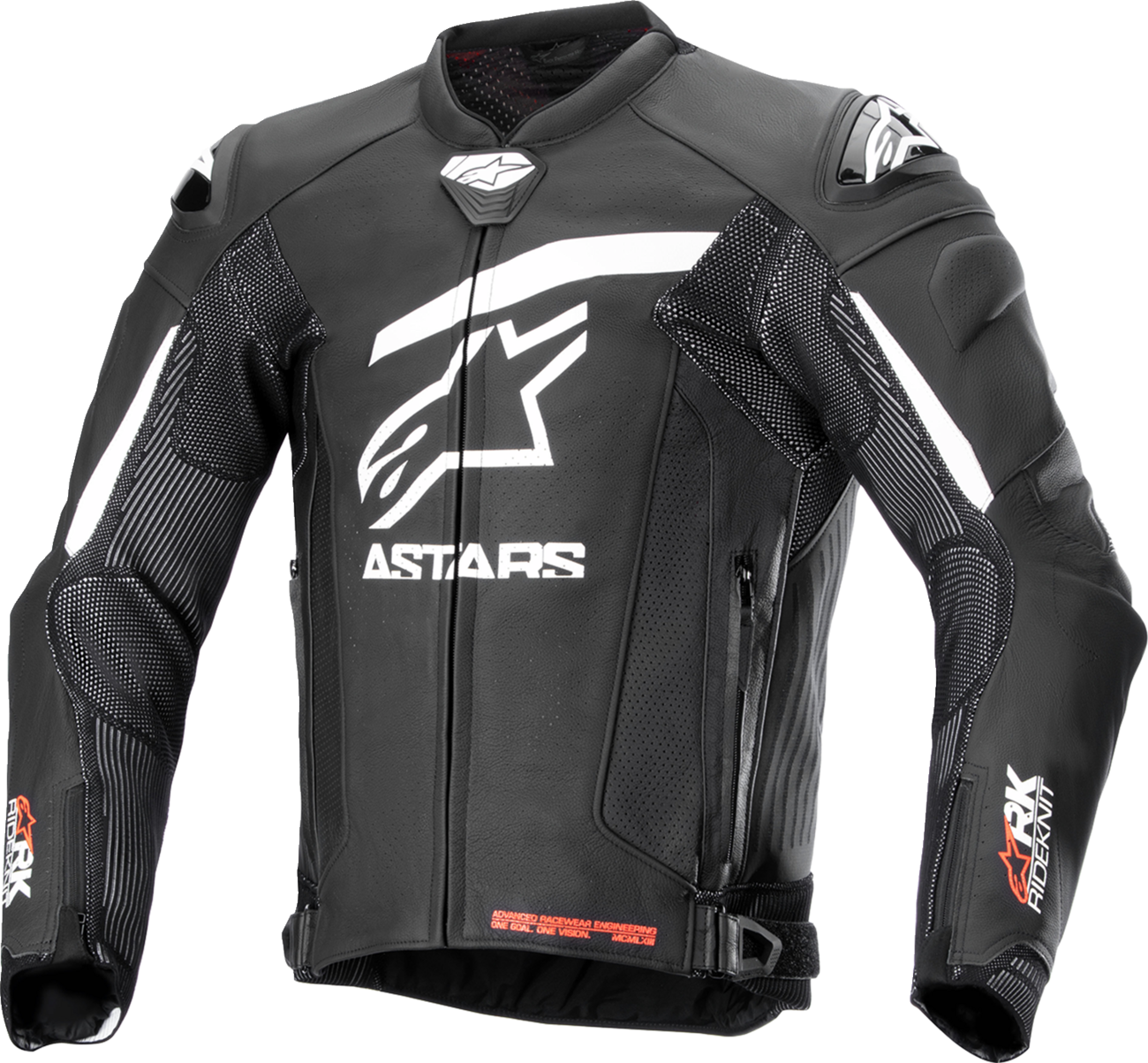Alpinestars - GP Plus R v4 Rideknit® Leather Jacket - Black/White
